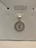 Medalla San Juditas de Plata .925 con zirconias