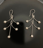 Aretes Esferas Plata .925