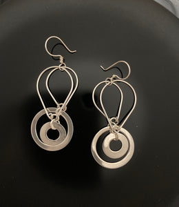 Aretes Argollas Plata .925