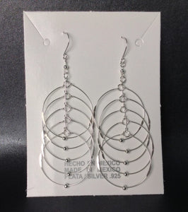 Aretes Argollas de Plata .925